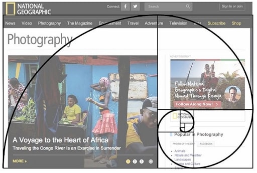 Golden Ratio Webdesign